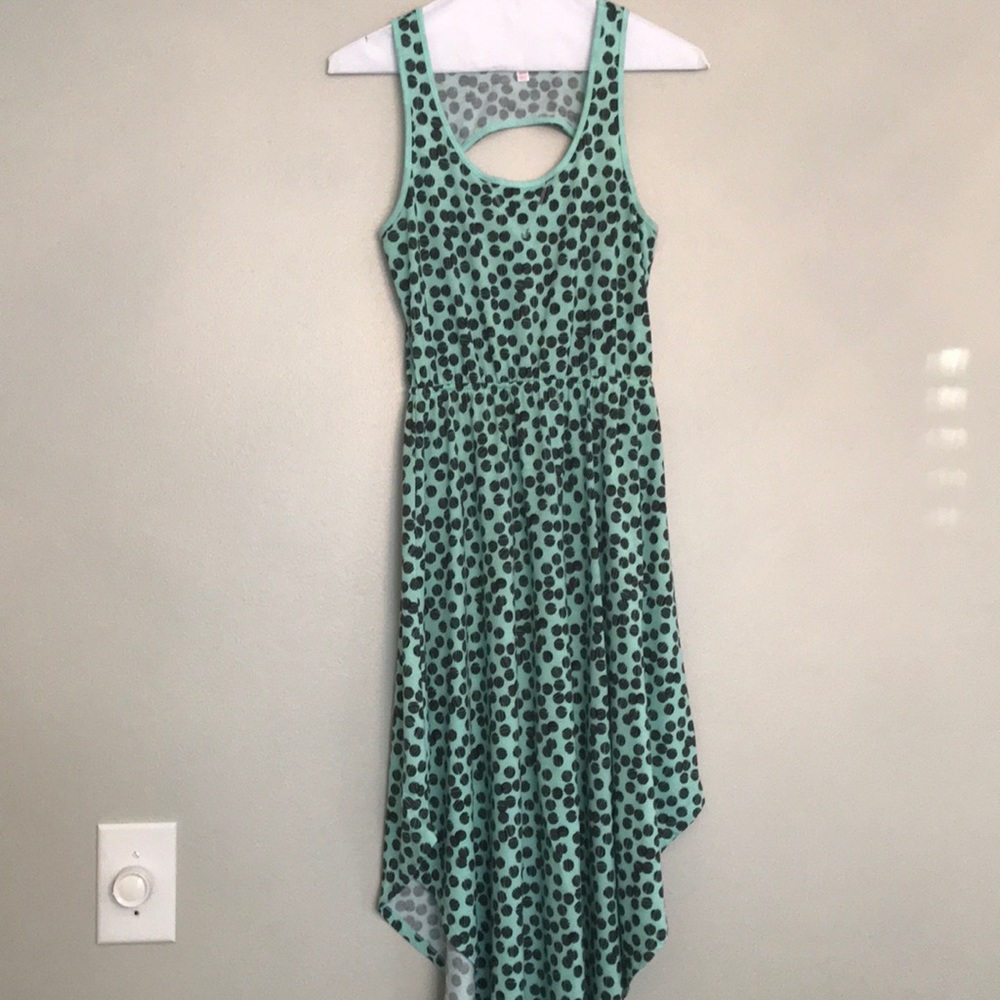 Xhilaration Teal Hankerchief Dress